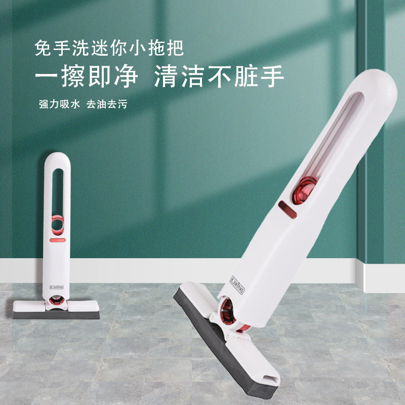 Desktop sponge absorbent handheld mini mop hands-free washing cotton kitchen bathroom toilet bathroom sink