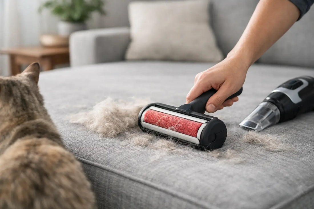 How to Remove Pet Hair From Furniture Fast