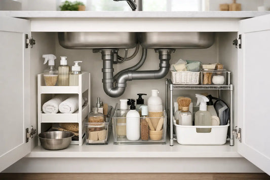 How to Organize Under Sink Space Fast