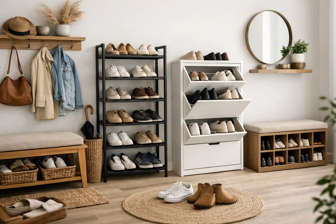 9 Entryway Shoe Storage Solutions That Work