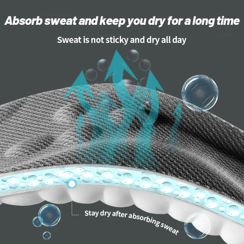 Massage Shoe Insoles Absorb Sweat