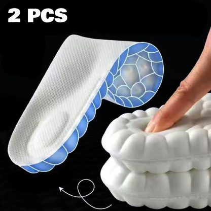 Massage Shoe Insoles White 2 pcs